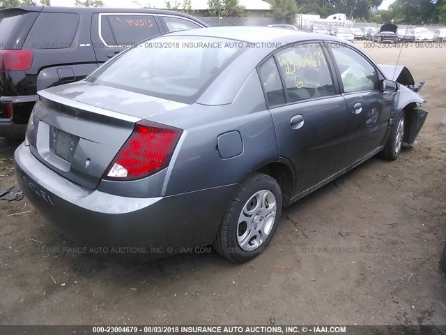 1G8AJ52F54Z170124 - 2004 SATURN ION LEVEL 2 灰色 照片 4
