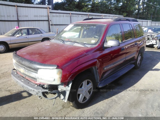 1GNET16S626134496 - 2002 CHEVROLET TRAILBLAZER EXT RED photo 2