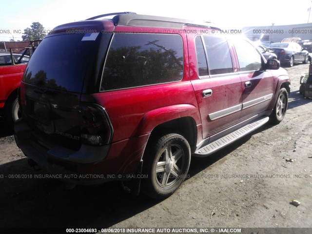 1GNET16S626134496 - 2002 CHEVROLET TRAILBLAZER EXT RED photo 4