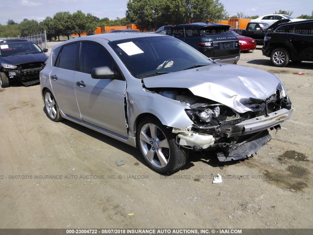 JM1BK143441130067 - 2004 MAZDA 3 HATCHBACK SILVER photo 1