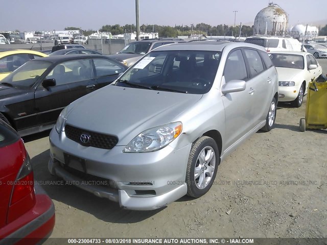 2T1KR32E13C123969 - 2003 TOYOTA COROLLA MATRIX XR SILVER photo 2