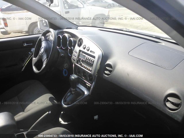 2T1KR32E13C123969 - 2003 TOYOTA COROLLA MATRIX XR SILVER photo 5