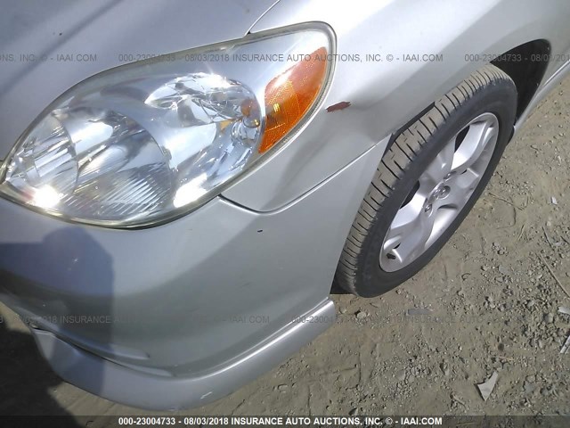2T1KR32E13C123969 - 2003 TOYOTA COROLLA MATRIX XR SILVER photo 6