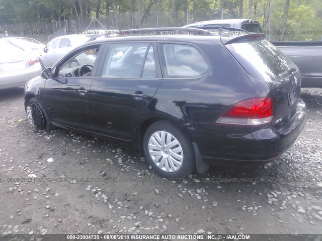 3VWPP7AJ4EM602587 - 2014 VOLKSWAGEN JETTA S/SE BLACK photo 3