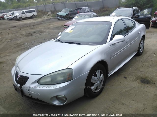 2G2WP522041205821 - 2004 PONTIAC GRAND PRIX GT SILVER photo 2