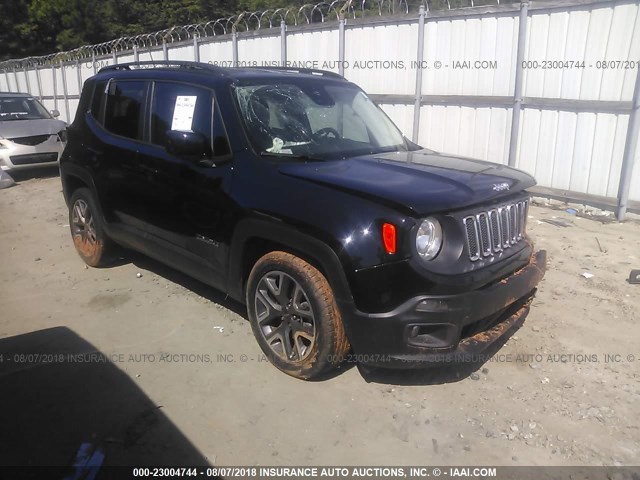 ZACCJABT3GPD52615 - 2016 JEEP RENEGADE LATITUDE BLACK photo 1