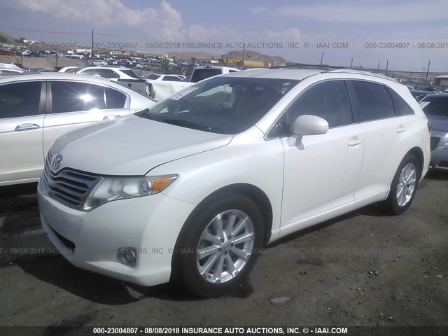 4T3BE11A79U005390 - 2009 TOYOTA VENZA WHITE photo 2