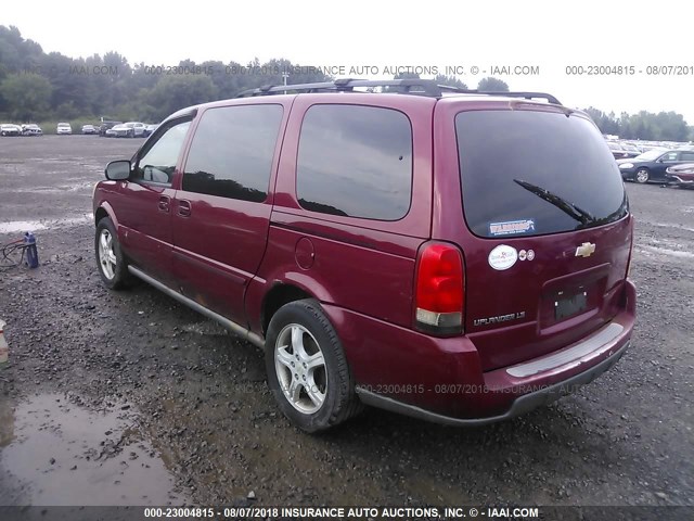 1GNDV23LX5D205692 - 2005 CHEVROLET UPLANDER LS RED photo 3