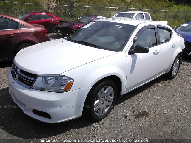 1B3BD4FB6BN578463 - 2011 DODGE AVENGER EXPRESS 白色 照片 2