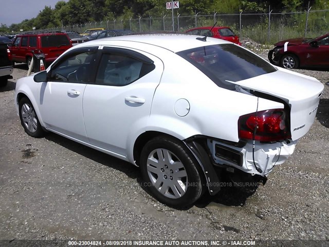 1B3BD4FB6BN578463 - 2011 DODGE AVENGER EXPRESS 白色 照片 3