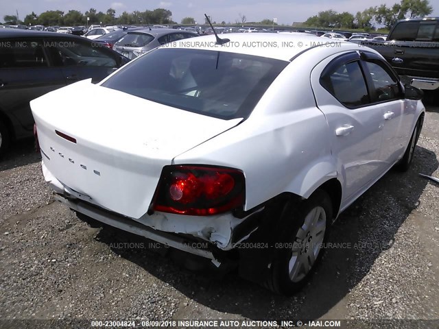 1B3BD4FB6BN578463 - 2011 DODGE AVENGER EXPRESS 白色 照片 4