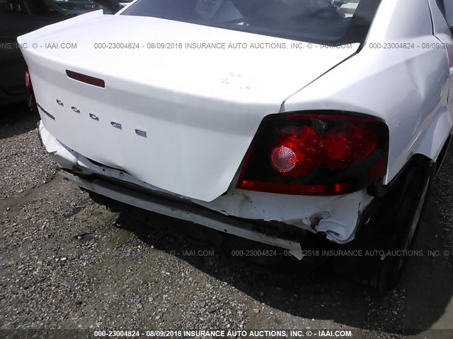 1B3BD4FB6BN578463 - 2011 DODGE AVENGER EXPRESS 白色 照片 6