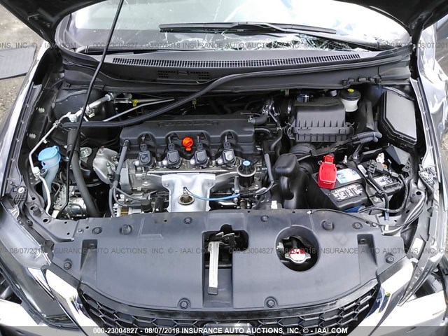 19XFB2F91FE066126 - 2015 HONDA CIVIC EXL GRAY photo 10