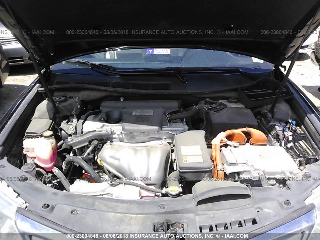4T1BD1FK3CU004127 - 2012 TOYOTA CAMRY HYBRID/LE/XLE 黑色 照片 10