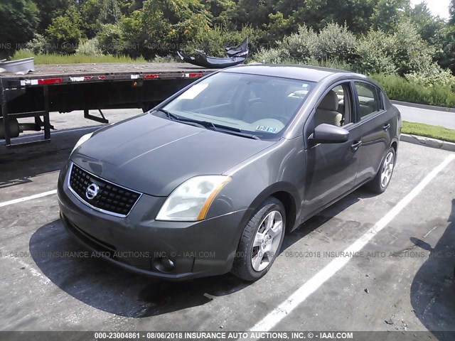 3N1AB61E99L696145 - 2009 NISSAN SENTRA 2.0/2.0S/2.0SL Pewter photo 2