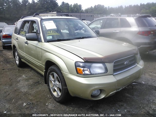 JF1SG65624H746872 - 2004 SUBARU FORESTER 2.5XS GREEN photo 1