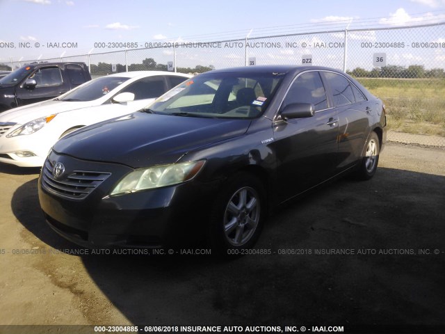 4T1BB46K49U062926 - 2009 TOYOTA CAMRY HYBRID GRAY photo 2