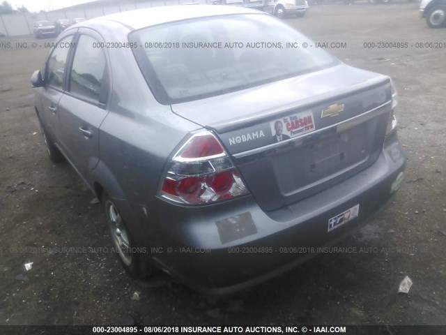 KL1TD5DE6AB125019 - 2010 CHEVROLET AVEO LS/LT 灰色 照片 3