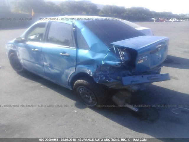 1FAFP34N97W106716 - 2007 FORD FOCUS ZX4/S/SE/SES 蓝色 照片 3