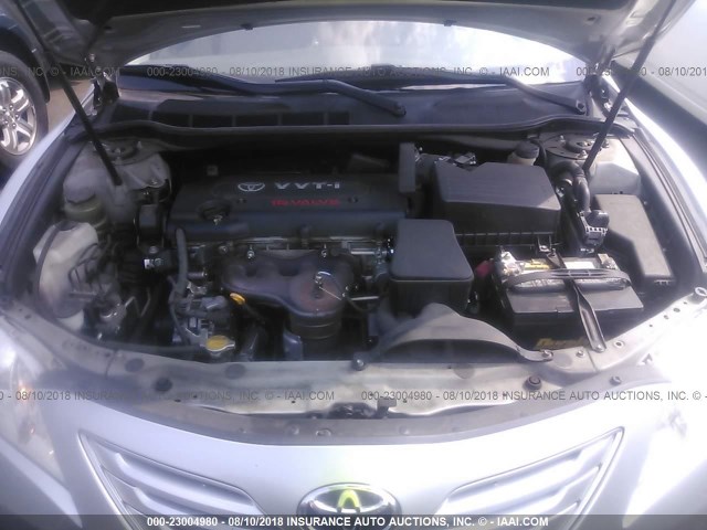 JTNBE46K373079727 - 2007 TOYOTA CAMRY NEW GENERAT CE/LE/XLE/SE SILVER photo 10