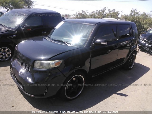JTLKE50E481040689 - 2008 TOYOTA SCION XB Қара фото 2
