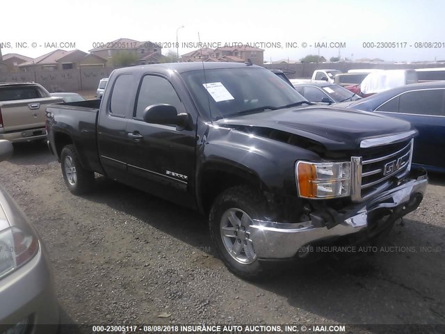 1GTR2VE73DZ327076 - 2013 GMC SIERRA K1500 SLE BLACK photo 1