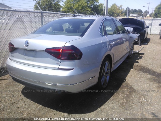 1VWDT7A38HC077636 - 2017 VOLKSWAGEN PASSAT R-LINE Gümüş foto 4