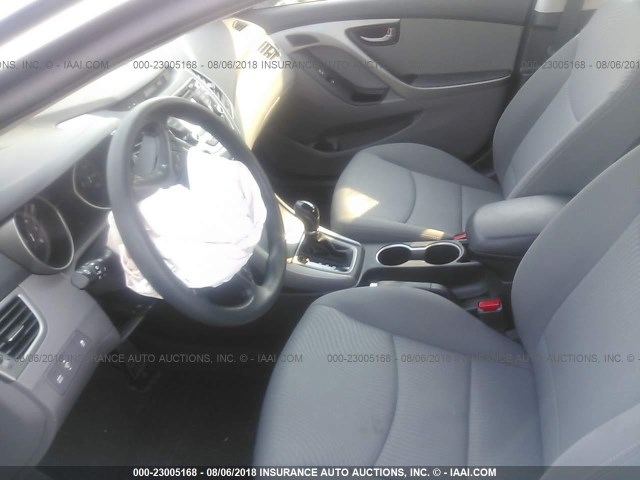 KMHDH4AE7FU255141 - 2015 HYUNDAI ELANTRA SE/SPORT/LIMITED GRAY photo 5