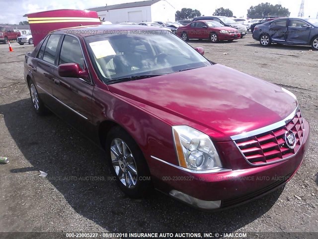 1G6KH5EY7AU122316 - 2010 CADILLAC DTS PREMIUM COLLECTION RED photo 1