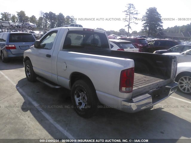 1D7HA16K83J501978 - 2003 DODGE RAM 1500 ST SILVER photo 3