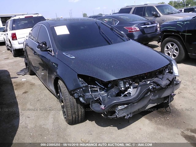 2G4GU5GX7H9114805 - 2017 BUICK REGAL GS BLACK photo 1