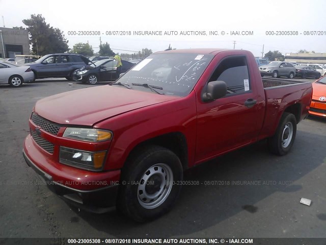 1GCCSBF98C8148931 - 2012 CHEVROLET COLORADO RED photo 2