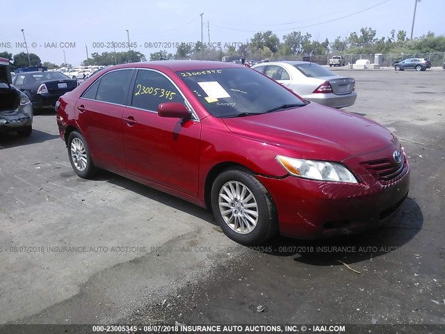 4T1BE46K17U006513 - 2007 TOYOTA CAMRY NEW GENERAT CE/LE/XLE/SE RED photo 1