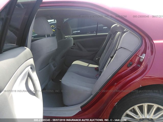 4T1BE46K17U006513 - 2007 TOYOTA CAMRY NEW GENERAT CE/LE/XLE/SE RED photo 8