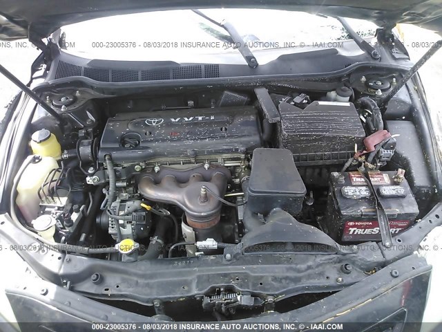 4T1BE46K47U043944 - 2007 TOYOTA CAMRY NEW GENERAT CE/LE/XLE/SE BLACK photo 10