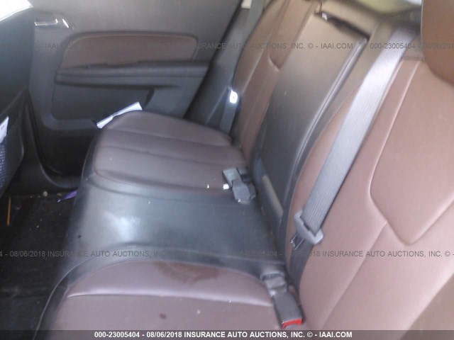 2GNALFEK1C6390828 - 2012 CHEVROLET EQUINOX LTZ BROWN photo 8