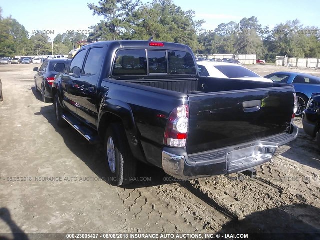 5TFJX4GN4FX042910 - 2015 TOYOTA TACOMA DOUBLE CAB PRERUNNER BLACK photo 3