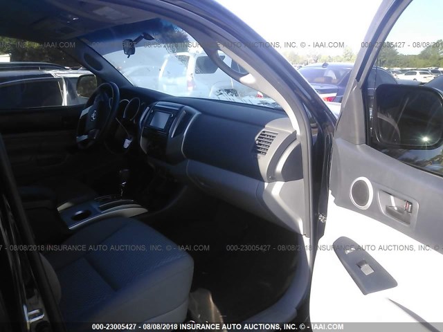5TFJX4GN4FX042910 - 2015 TOYOTA TACOMA DOUBLE CAB PRERUNNER BLACK photo 5