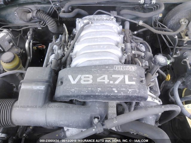 5TBRT34124S445399 - 2004 TOYOTA TUNDRA ACCESS CAB SR5 GREEN photo 10