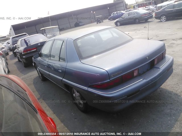 1G4NJ52T8VC403782 - 1997 BUICK SKYLARK CUSTOM/LIMITED BLUE photo 3