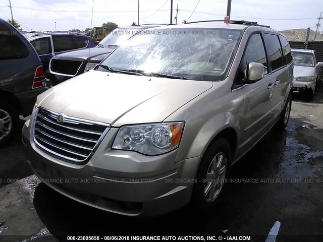 2A8HR54P78R795183 - 2008 CHRYSLER TOWN & COUNTRY TOURING GOLD photo 2