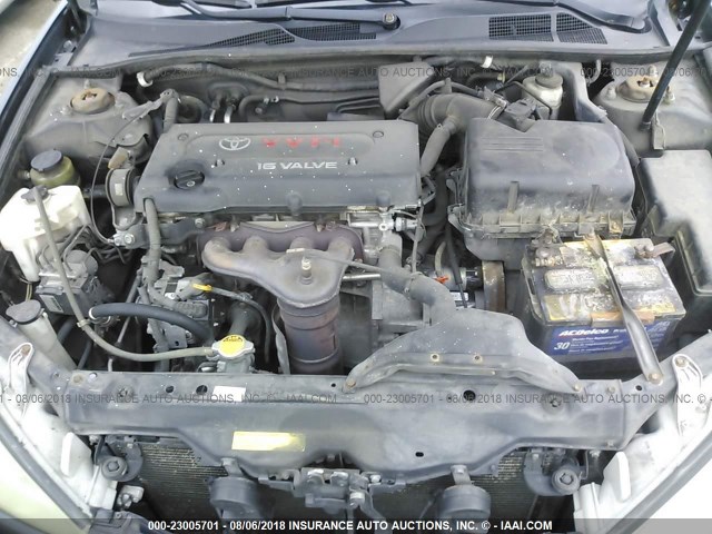 4T1BE32KX5U023596 - 2005 TOYOTA CAMRY LE/XLE/SE Qara foto 10