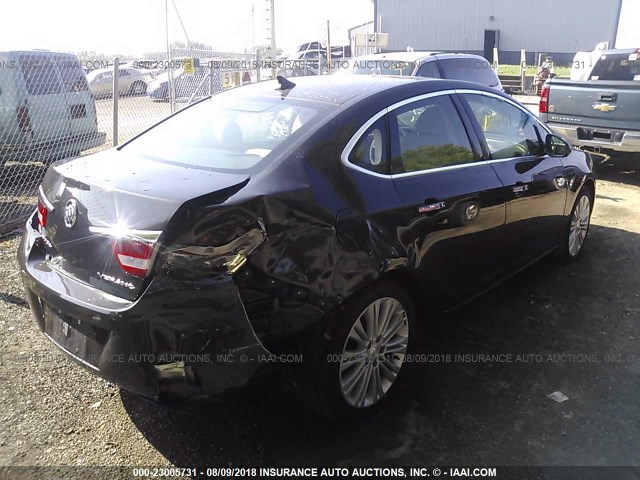 1G4PP5SK6D4207105 - 2013 BUICK VERANO BROWN photo 4