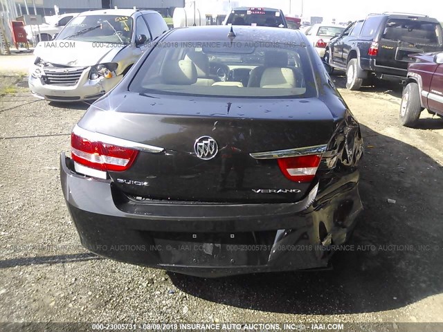 1G4PP5SK6D4207105 - 2013 BUICK VERANO BROWN photo 6