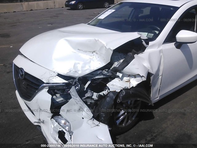 JM1BM1V74E1212054 - 2014 MAZDA 3 TOURING WHITE photo 6