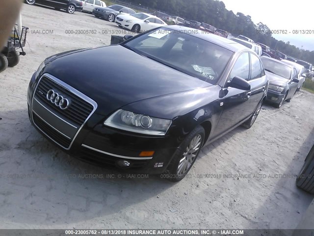 WAUDH74F07N169155 - 2007 AUDI A6 3.2 QUATTRO BLACK photo 2