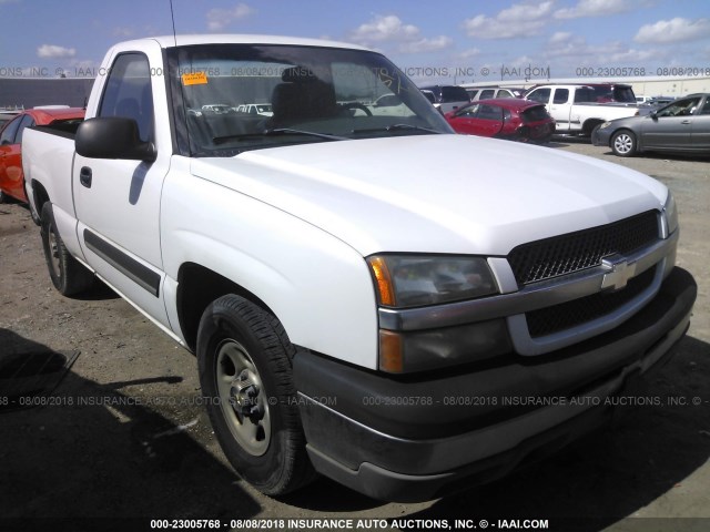 1GCEC14X83Z197848 - 2003 CHEVROLET SILVERADO C1500 WHITE photo 1