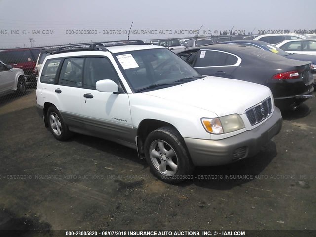JF1SF65561H746847 - 2001 SUBARU FORESTER S WHITE photo 1