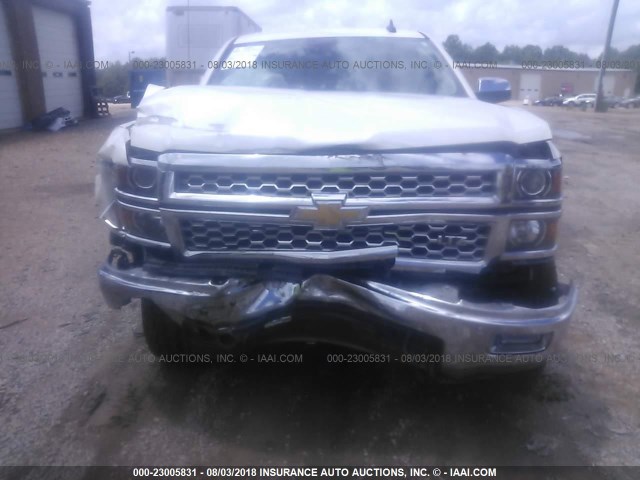 3GCUKSEC2FG204409 - 2015 CHEVROLET SILVERADO K1500 LTZ WHITE photo 6