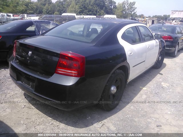 2B3KA43H77H817696 - 2007 DODGE CHARGER SE/SXT BLACK photo 4